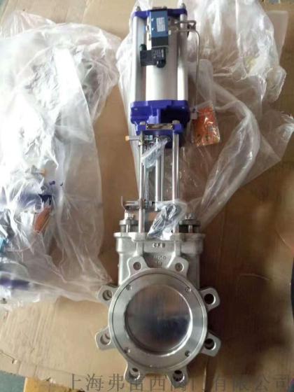 气动插板阀生产厂家 过粉煤灰专用气动阀 大口进小口出不积料