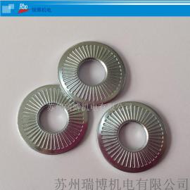 防松垫圈 单面压花 自锁垫片 碗型垫圈
