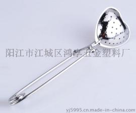 JX-23 心型泡茶器 不锈钢茶球 滤茶器 精品茶具 茶隔茶漏 茶叶过滤器