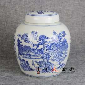 景德镇殡葬用品批发厂家，陶瓷骨灰盒图案