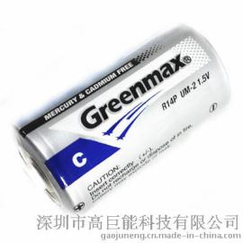 供应二号电池 环保电池 碳性干电池 1.5V R14P 工业配套大号电池