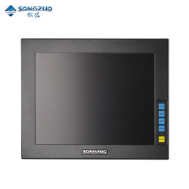 SONGZUO松佐12寸12.1寸正屏工业监视器普分VGA+HDMI+3*BNC接口接口嵌入式可壁挂电脑显示器铁壳医用数控设备显示