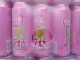 500ml水蜜桃易拉罐果啤