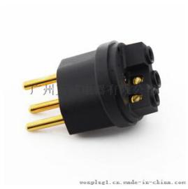 瑞士发烧音响插头 HIFI音频插头厂家批发