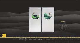 深圳市集恒工艺秋季中式山+天朝昀系列酒店大堂等高端挂画装置画 混合