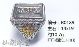 厂家直销 批发 欧美纯银饰品戒指托