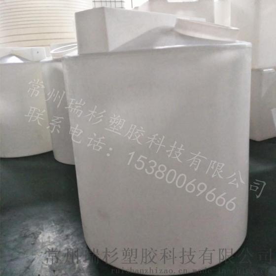 【1500L塑料加药箱】 扬州1.5T平底搅拌桶 1.5立方塑料水箱