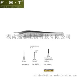 Adson微型细齿镊(带齿手柄)11006-12 FST镊子By Adson