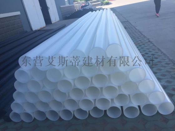 加工定制HDPE白色给水管、出口聚乙烯白色管材【实力厂家】