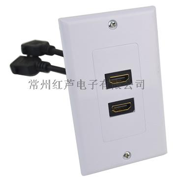 HDMI 接口带线插座面板