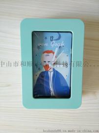 迷之名画桌面闹钟 办公室桌钟 书房座钟闹钟 学生闹钟礼品