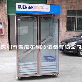 雪尼尔玫瑰金色便利店冷柜 美宜佳连锁饮料柜 饮料啤酒展示柜 保鲜冷藏冰柜