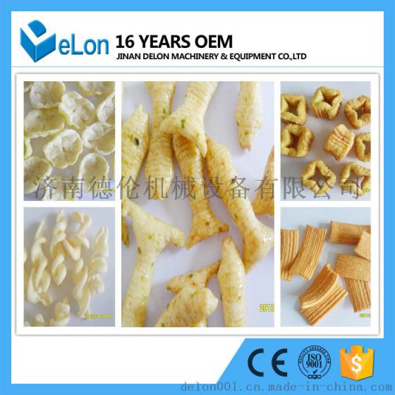 呀土豆二次膨化方管坯料主机空心薯条设备呀土豆生产线