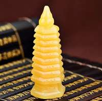旺事业九层黄玉文昌塔