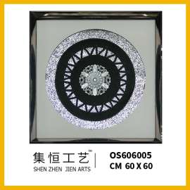 集恒实物画立体画手工画欧式高级会所样板房必备星级酒店挂画