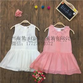 潍坊品牌童装库存夏款韩版全棉印花上衣t桖一件代发