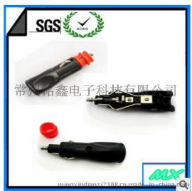 厂家供应欧式红头点烟器，全铜接触件12-24V点烟器转接头
